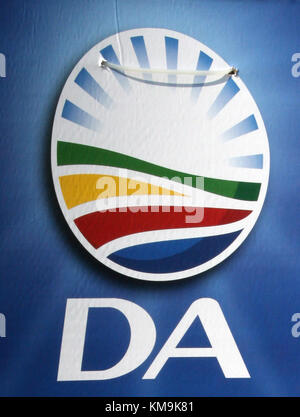 Alleanza democratica Cartellone elettorale nazionale e Provincal elezioni, Pretoria, Sud Africa Foto Stock