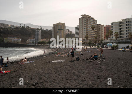 Santa cruz porta, tenerife, lato nord dell'isola, isole canarie, Spagna Foto Stock