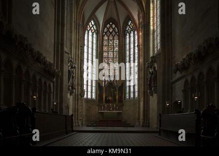 Il Coro della Cattedrale di Meissen, a Meissen, Germania, 16.11.2017. La chiesa è anche chiamata St. Johannis und St. Donatus. | utilizzo in tutto il mondo Foto Stock