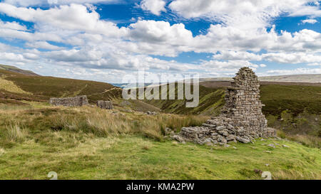 Arrendersi puzzava Mill, tra Feetham e Langthwaite, Yorkshire Dales, vicino a Richmond, North Yorkshire, Regno Unito Foto Stock