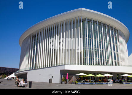 La Filarmonica del Lussemburgo a Place de l'Europe, Kirchberg, Lussemburgo-city, Lussemburgo, Europa Foto Stock