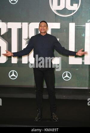 Photocall per "Justice League" tenutosi al College, Southampton Row con: Ray Fisher dove: Londra, Regno Unito quando: 04 Nov 2017 Credit: Mario Mitsis/WENN.com Foto Stock