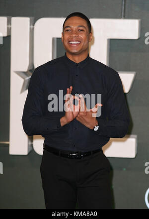 Photocall per "Justice League" tenutosi al College, Southampton Row con: Ray Fisher dove: Londra, Regno Unito quando: 04 Nov 2017 Credit: Mario Mitsis/WENN.com Foto Stock