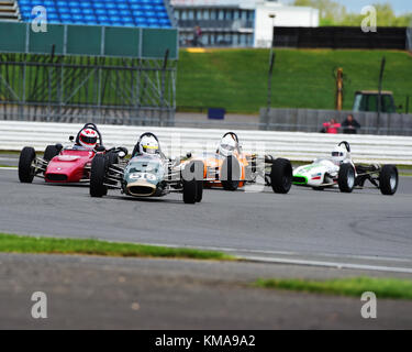 Roland svensson, merlyn mk17, hff, storica formula Ford, hscc, Silverstone trofeo internazionale, Silverstone festival storico incontro, 20 maggio 2017 Foto Stock