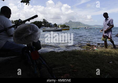 Mahébourg è una piccola città sulla costa sud-orientale dell'isola di Mauritius. E' considerato il villaggio principale del Grand Port District. Foto Stock