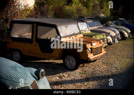 Citroën Méharis e 2cv Foto Stock