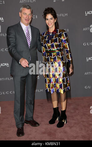 Le celebrità partecipano al LACMA Art + Film Gala 2017 in onore di Mark Bradford e George Lucas presentato da Gucci al LACMA. Con: Antony Ressler, Jami Gertz dove: Los Angeles, California, Stati Uniti quando: 05 Nov 2017 Credit: Brian to/WENN.com Foto Stock