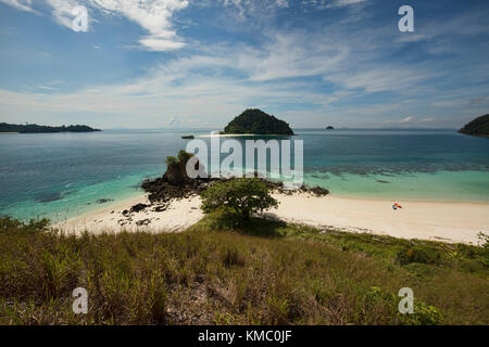 Island Paradise, arcipelago Mergui, myanmar Foto Stock