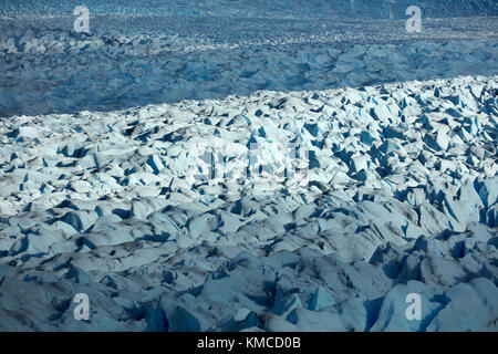 Crepacci nel ghiacciaio Perito Moreno, Parque Nacional Los Glaciares (area del patrimonio mondiale), Patagonia, Argentina, Sud America Foto Stock
