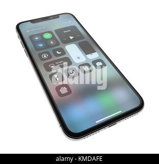 Apple iPhone dieci smartphone. Foto Stock