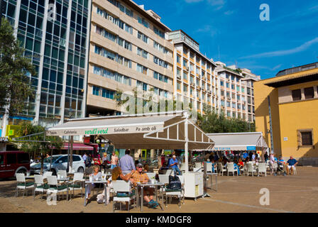 Plaça de l'Olivar, Palma di Maiorca, isole Baleari, Spagna Foto Stock