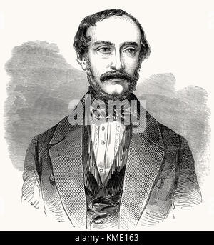 Giuseppe Mazzini, 1805 - 1872, un politico italiano Foto Stock