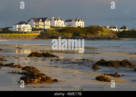 Trearddur Bay, Anglesey, Galles del Nord, Regno Unito, Foto Stock