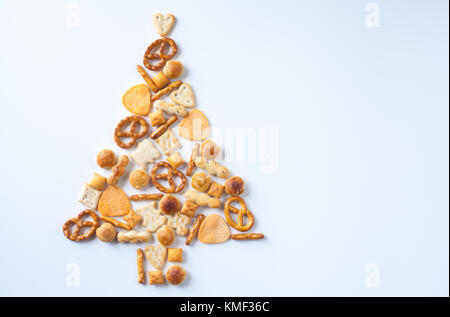 Salatini impostato come albero di natale Foto Stock