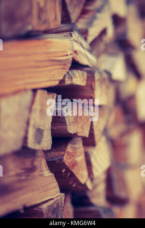 Colpo di legna a telaio pieno Foto Stock