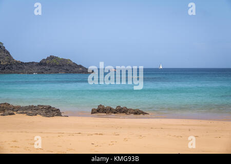 Praia do Sancho Spiaggia - Fernando de Noronha, Pernambuco, Brasile Foto Stock