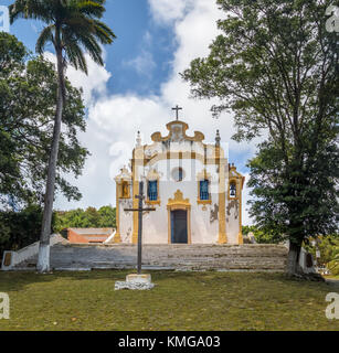 Nossa Senhora dos Remedios Chiesa a Vila dos Remedios - Fernando de Noronha, Pernambuco, Brasile Foto Stock