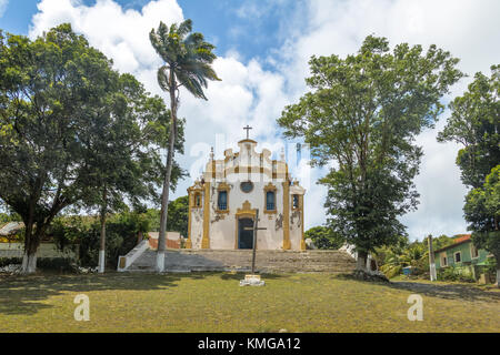 Nossa Senhora dos Remedios Chiesa a Vila dos Remedios - Fernando de Noronha, Pernambuco, Brasile Foto Stock