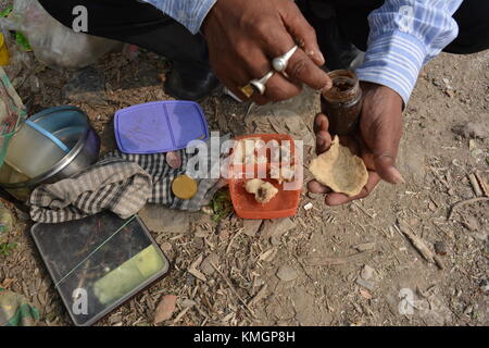 . La flora e la fauna, Laldighi Dalhousie. Laldighi situato a BBD Bagh è un enorme stagno nel cuore di Kolkata e devono viaggiare. Credito: cuty/Alamy Live News Foto Stock