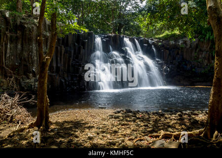 Rochester cade nel sud dell'isola di Mauritius, africa. Foto Stock