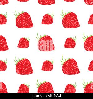 Inceppamento design etichetta modello. Per dessert fragola prodotto con disegnati a mano abbozzato frutta e background. doodle vettore illustrazione di fragola marca i Illustrazione Vettoriale