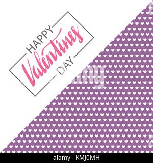 Il giorno di San Valentino calligraphy lettering Illustrazione Vettoriale