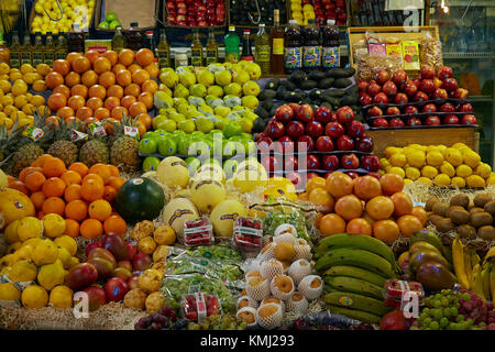 Produrre in stallo, il mercato di San Telmo, San Telmo, buenos aires, Argentina, Sud America Foto Stock