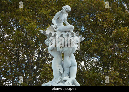 Fontana las nereidas (lola mora), a puerto madero buenos aires, Argentina, Sud America Foto Stock