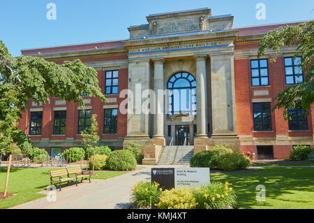 Ralph neoclassico Medjuck Scuola di Architettura e pianificazione di Herbert e cancelli, Sexton Campus, Dalhousie University di Halifax, Nova Scotia, Canada Foto Stock