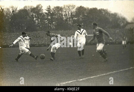 1909 finale di FA Cup Foto Stock