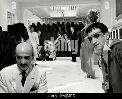 Filmato ancora dalle riprese di Giulietta degli spiriti, Italia 1965 Foto Stock