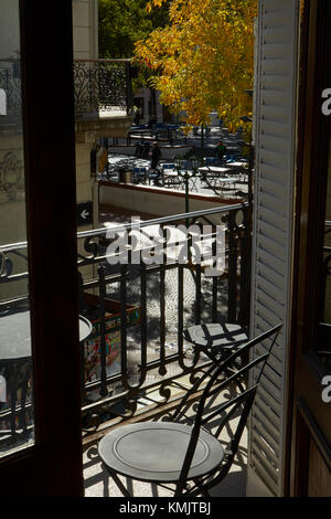 Balcone su appartamento storico da Plaza Dorrego, San Telmo, buenos aires, Argentina, Sud America Foto Stock