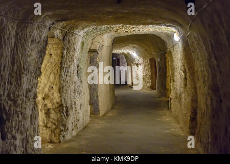 San Paolo catacombe sotterranee, Mdina, Malta Foto Stock