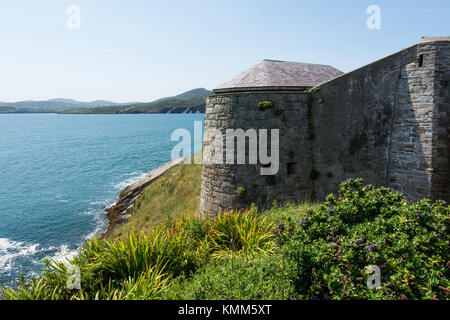 Paesaggi dell'Irlanda. Fort Dunree Museo Militare in Donegal Foto Stock