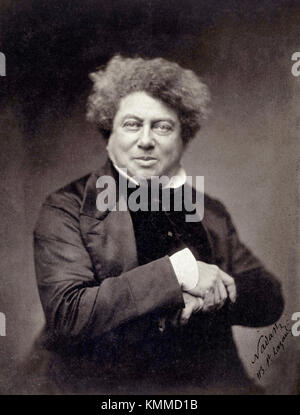 Alexander Dumas, Alexandre Dumas, scrittore francese autore Foto Stock