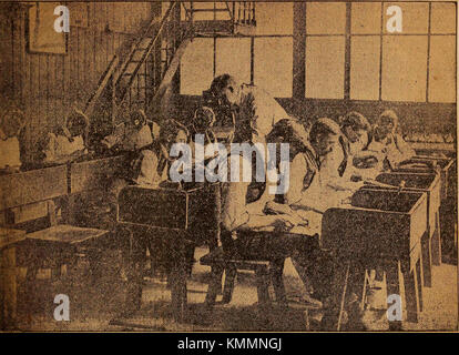 "Perkins a scuola per ciechi legato clippings: la prima guerra mondiale non vedenti, 1917" (1917) Foto Stock