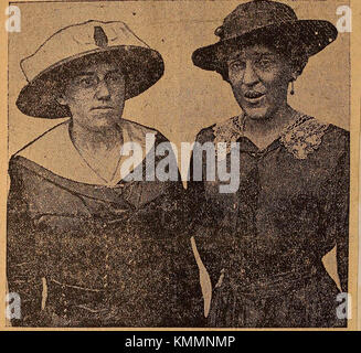 "Perkins a scuola per ciechi legato clippings: la prima guerra mondiale non vedenti, 1917" (1917) Foto Stock