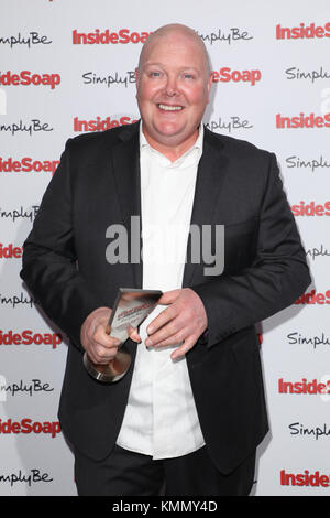 The Inside Soap Awards 2017 - arrivi con: Dominic Brunt dove: Londra, Regno Unito quando: 06 Nov 2017 Credit: Lia Toby/WENN.com Foto Stock