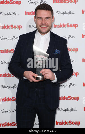 The Inside Soap Awards 2017 - arrivi con: Danny Miller dove: Londra, Regno Unito quando: 06 Nov 2017 Credit: Lia Toby/WENN.com Foto Stock