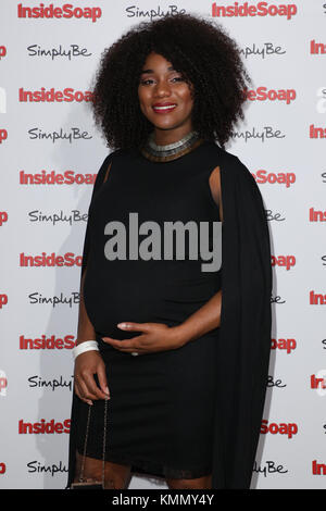 The Inside Soap Awards 2017 - arrivi con: Rachel Adedeji dove: Londra, Regno Unito quando: 06 Nov 2017 Credit: Lia Toby/WENN.com Foto Stock