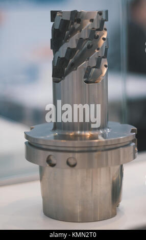 La fresa a testa per la lavorazione del legno - Industria del metallo Foto Stock