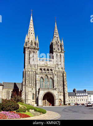 9793. Finisterre, St Pol de Leon, Cattedrale, Bretagna Francia Foto Stock