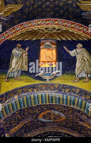 Italia, Emilia Romagna, Ravenna, Galla Placidia Mausoleo, patrimonio mondiale dell UNESCO Foto Stock
