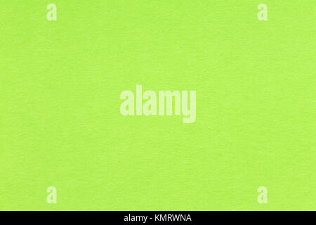 Colore verde brillante della carta o cartone sfondo. Foto Stock