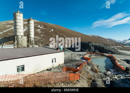 La zona di costruzione Foto Stock