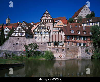 Schwabisch Hall, Baden-Wurttenberg, Germania Foto Stock