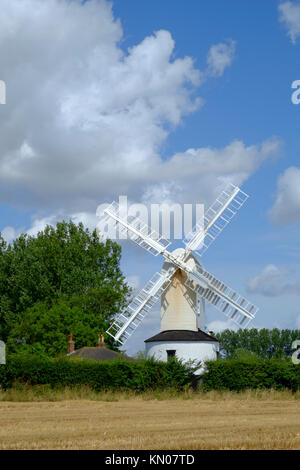 Storico Mulino Saxted, Suffolk, Inghilterra, Regno Unito Foto Stock