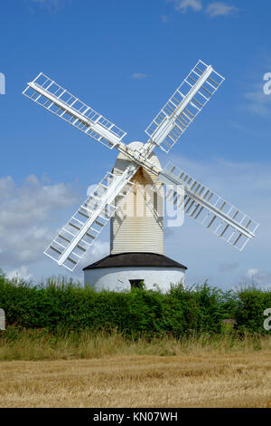 Storico Mulino Saxted, Suffolk, Inghilterra, Regno Unito Foto Stock