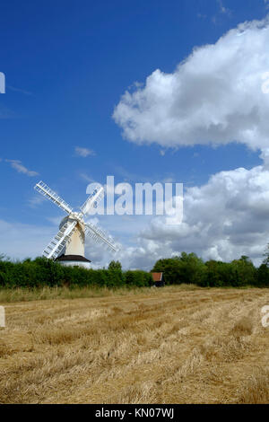 Storico Mulino Saxted, Suffolk, Inghilterra, Regno Unito Foto Stock