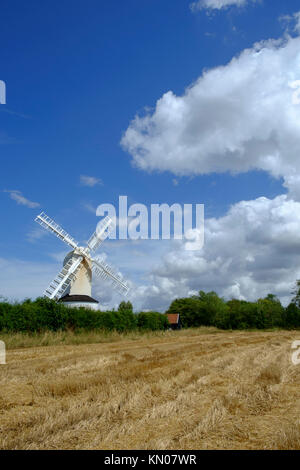 Storico Mulino Saxted, Suffolk, Inghilterra, Regno Unito Foto Stock